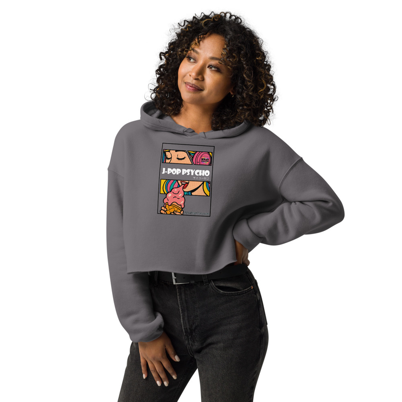 J-Pop Psycho Crop Hoodie