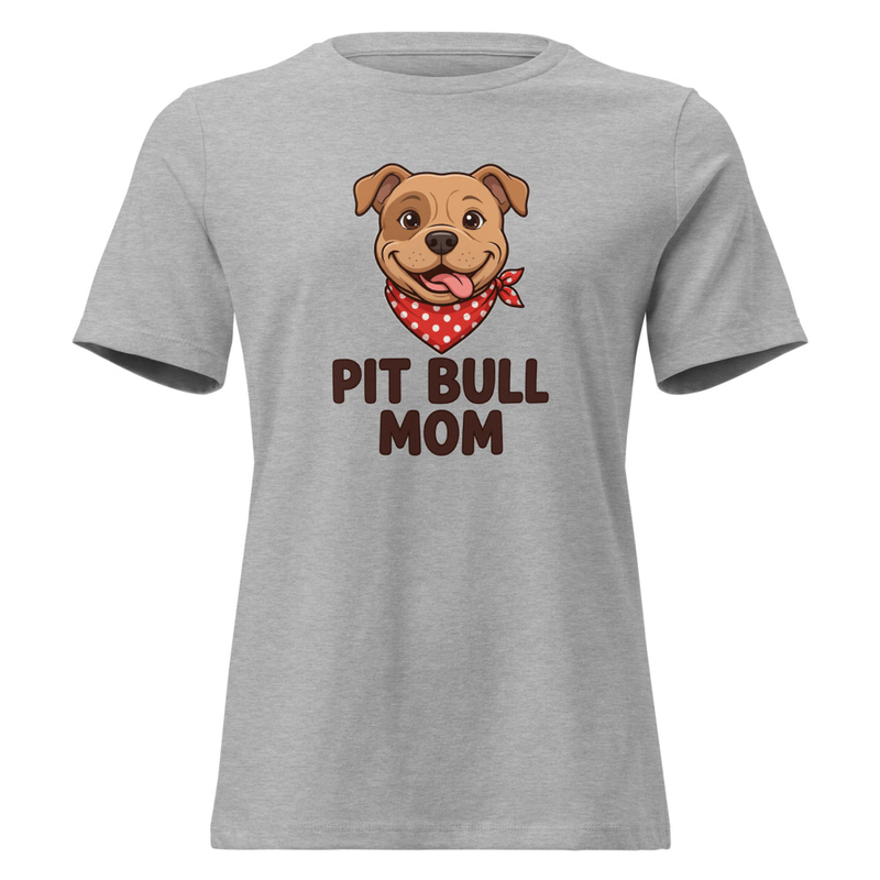 Women's Pit Bull Mom Relaxed T-Shirt – view 7