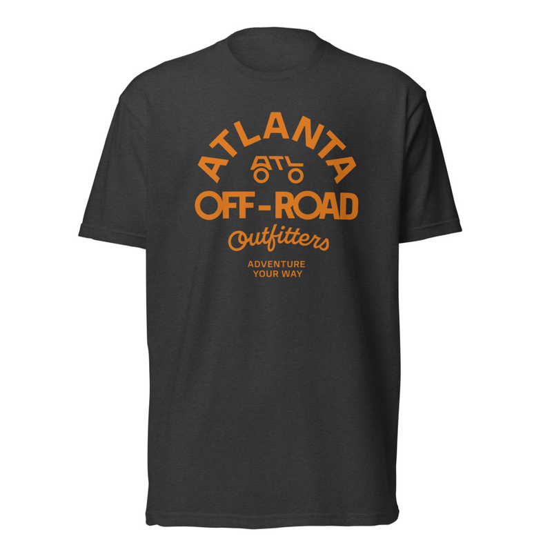 Circular Badge T-shirt (FRONT) - ORANGE LOGO – Image 2