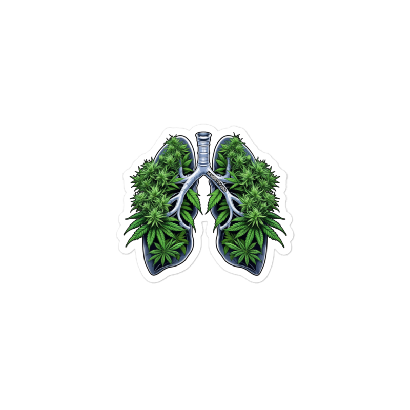Weed Lungs – Bubble-free stickers
