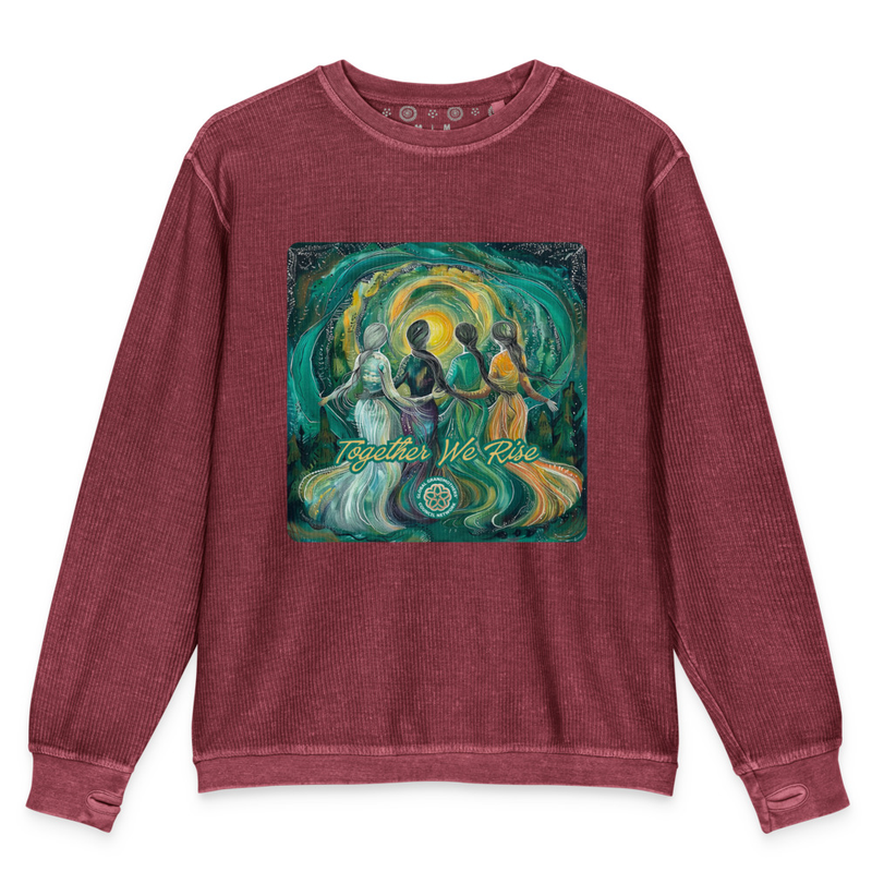 Comfy Cord Sweatshirt – 2XL, Maroon