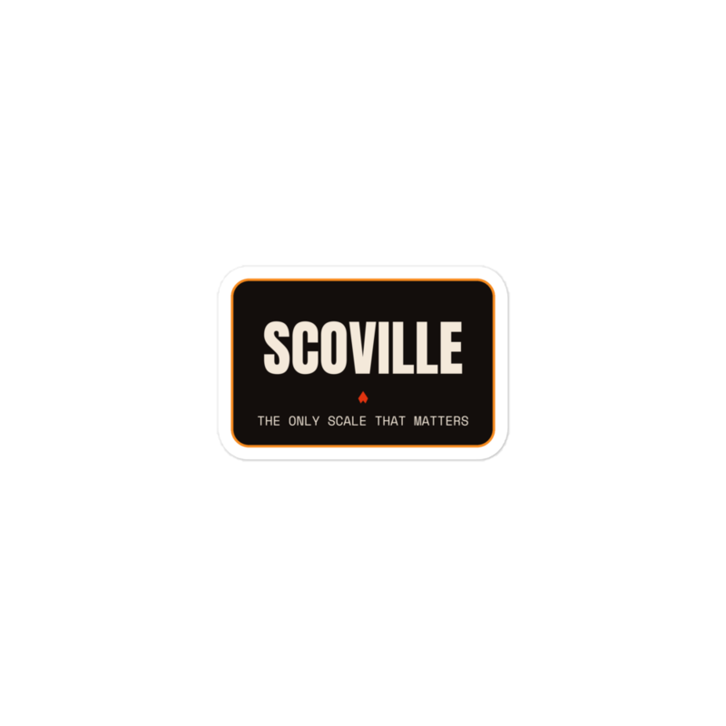 SCOVILLE Sticker mockup