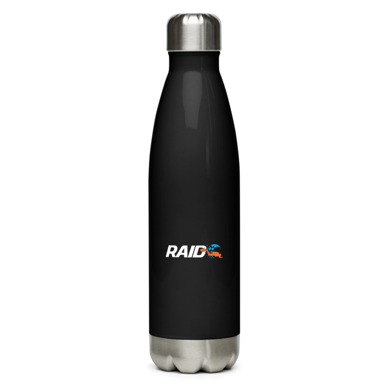 RAID Wear Water Bottle – 17 oz, Black