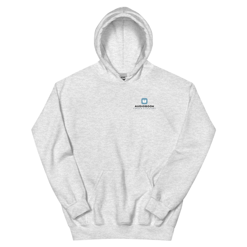 Audiobook Career Kickstart Black Logo Unisex Hoodie - Small Logo