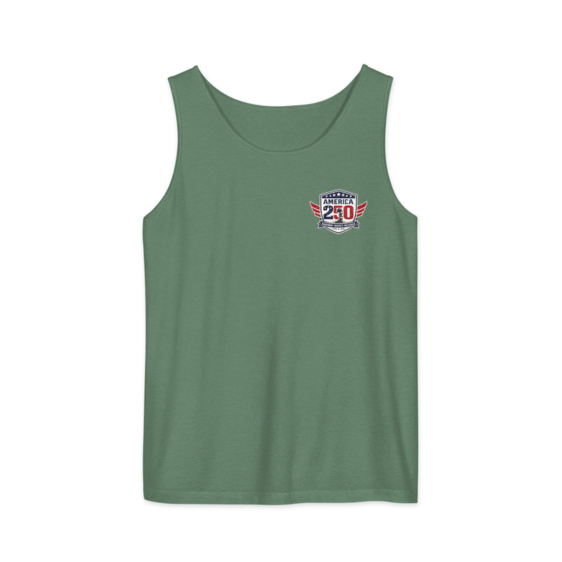 America 25 #1 Unisex garment-dyed tank top – XS, Light Green
