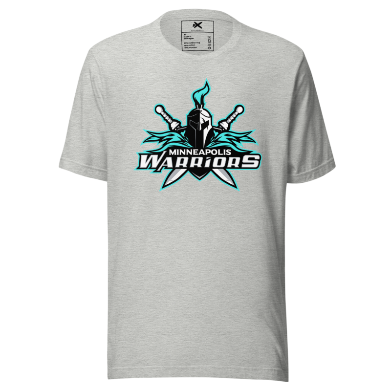 Minneapolis Warriors - Logo Tee – XL, Athletic Heather