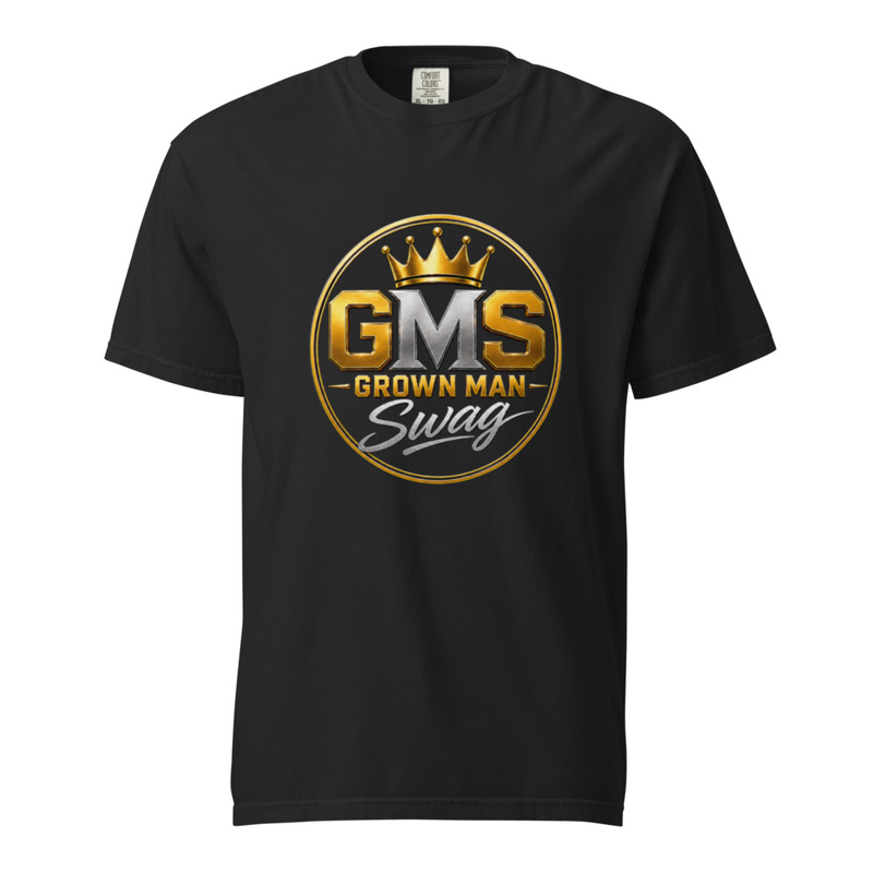 Grown Man Swag Signature Premium Heavyweight T-Shirt | Confidence • Style • Respect