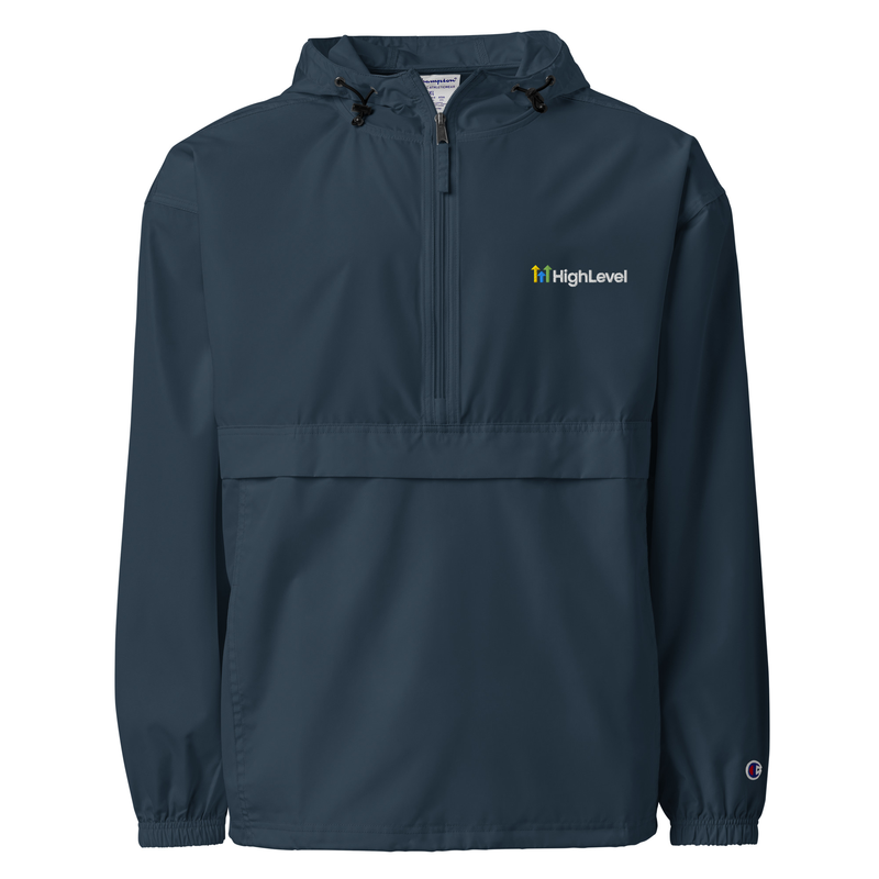HighLevel Embroidered Packable Jacket – 2XL, Navy