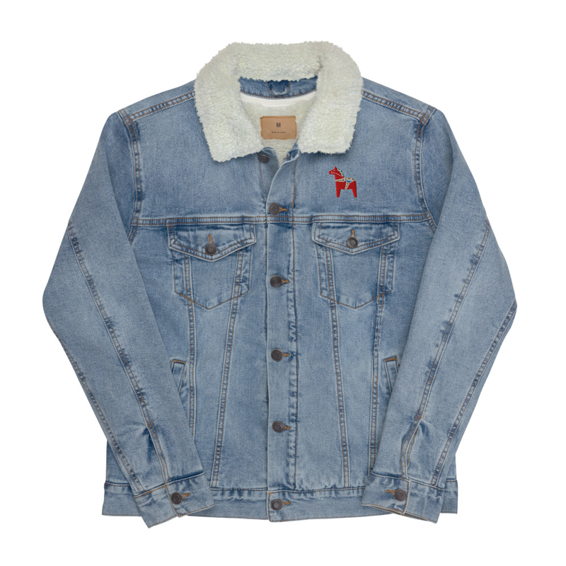Denim sherpa jacket - Dalahäst view 2