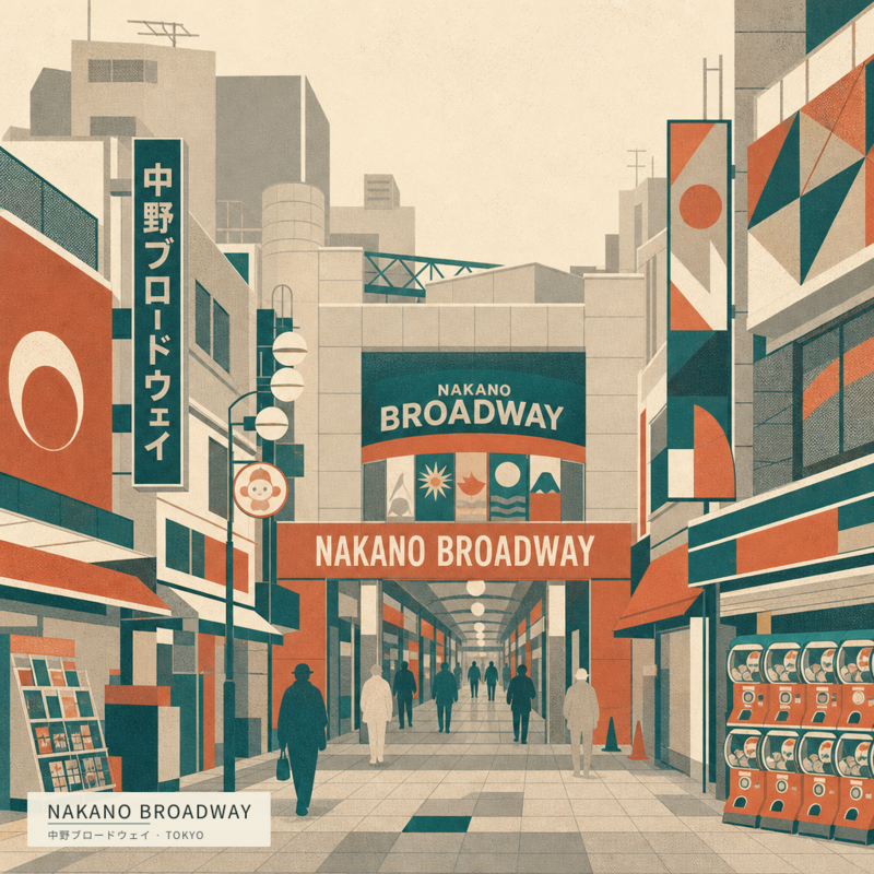 Nakano Broadway(中野ブロードウェイ)のアートワーク