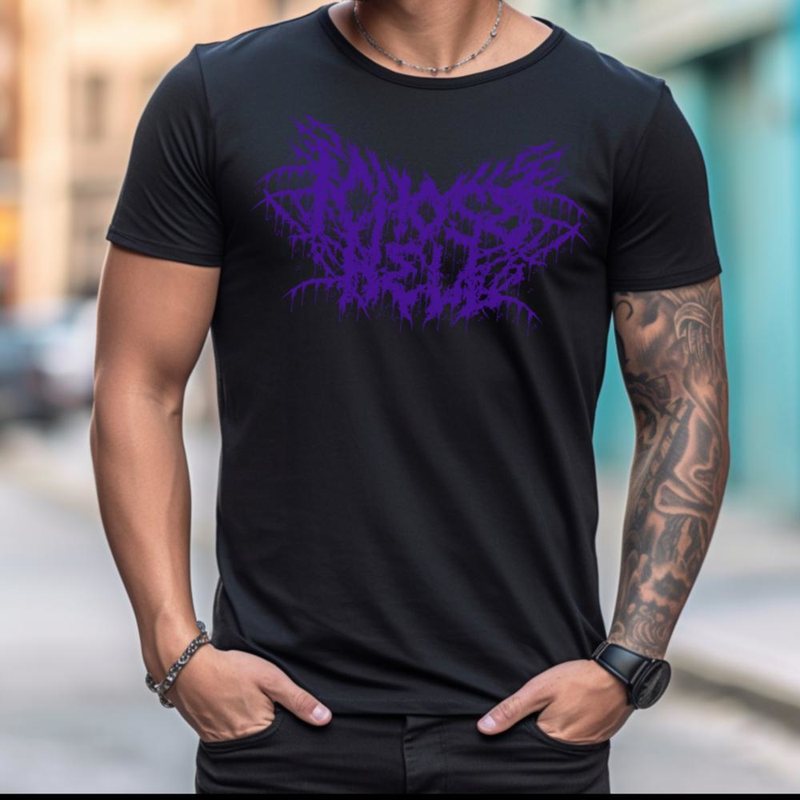 I Chose Hell Band Shirt - Death Collection - Violet