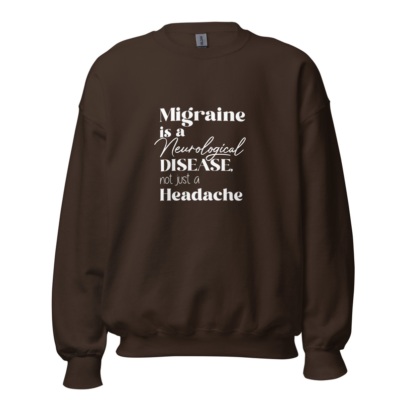 Migraine Is a Neurological Disease Sweatshirt thumbnail 3