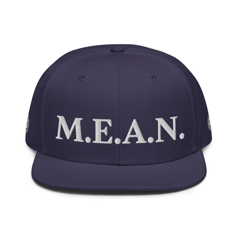 MEAN OTTO SNAPBACK – One size, Navy blue