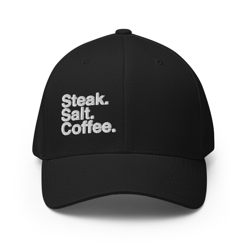 Steak.Salt.Coffee. Structured Twill Cap
