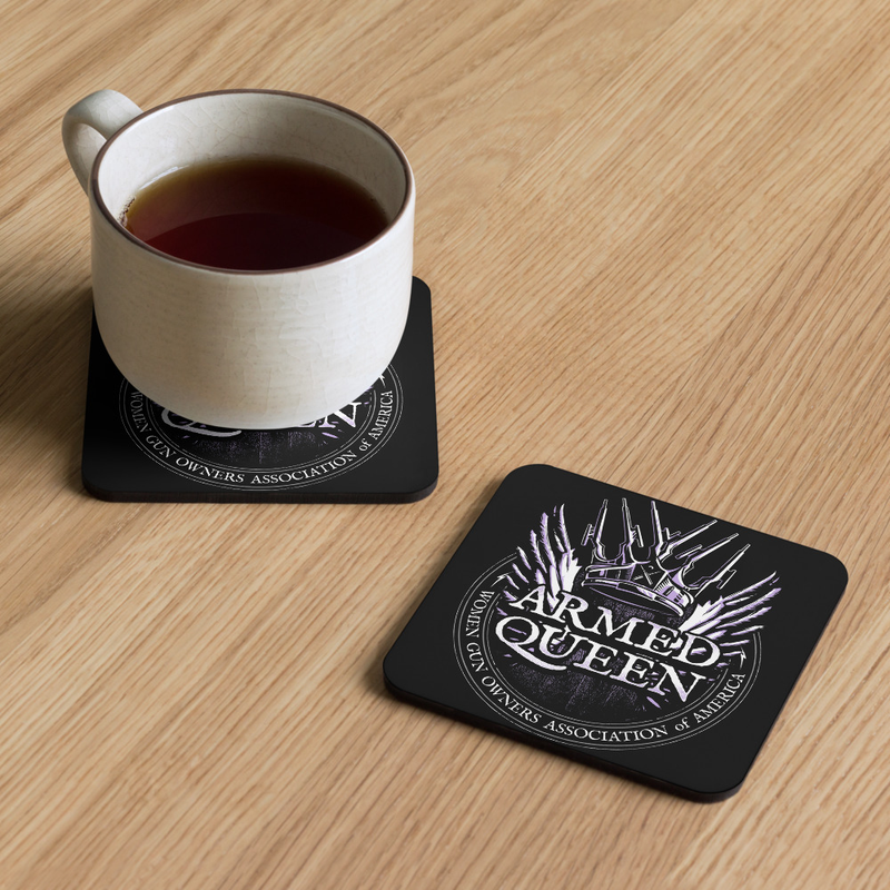 A.Q. Coaster Cork-back coaster