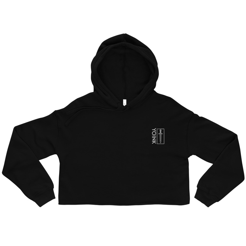 YOINK CROP HOODIE STICKMUSTER