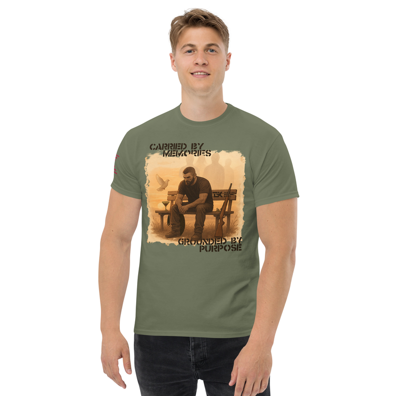 “Carried by Memories” Tee – For the Ones Who Still March