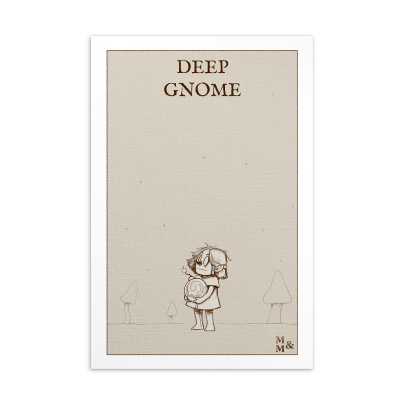 Illustrated Card: Deep Gnome Female