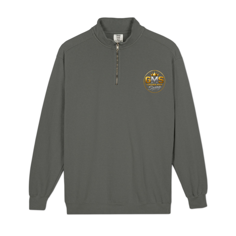 Grown Man Swag Signature Premium Quarter-Zip Sweatshirt | Confidence • Style • Respect