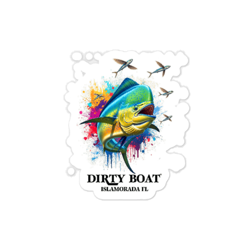 DirtyBoat Mahi-Mahi Vinyl Decal