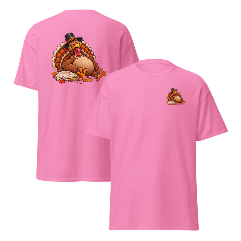 Turkey Coma Thanksgiving Unisex classic tee – S, Azalea