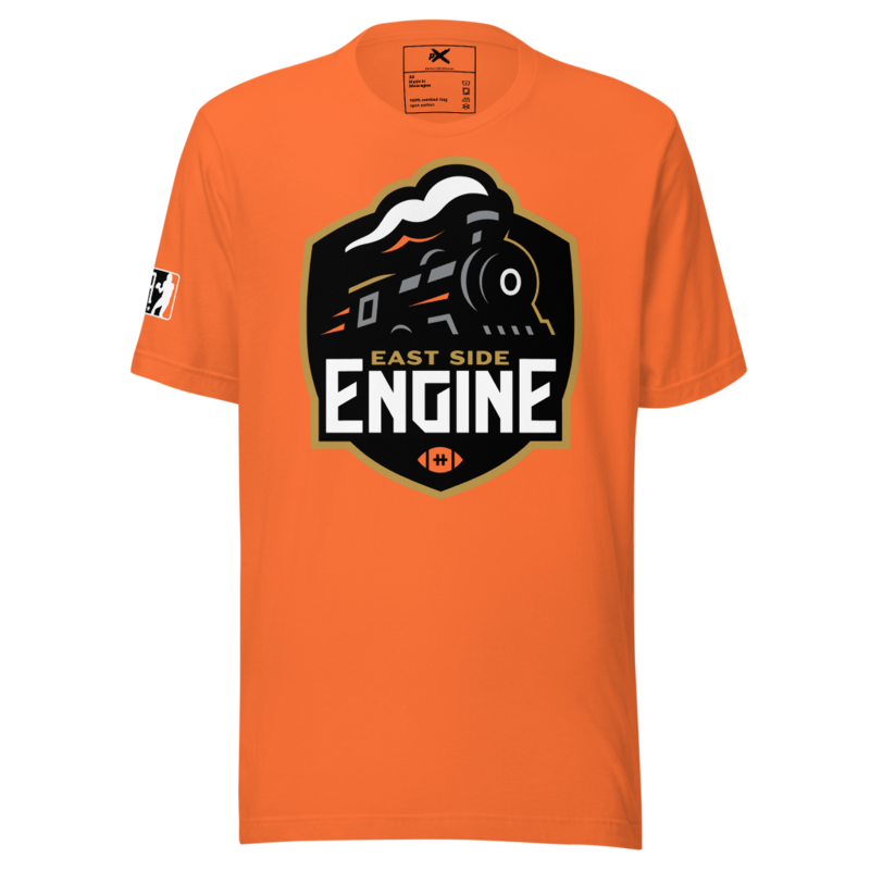 East Side Engine - Orange Logo Tee