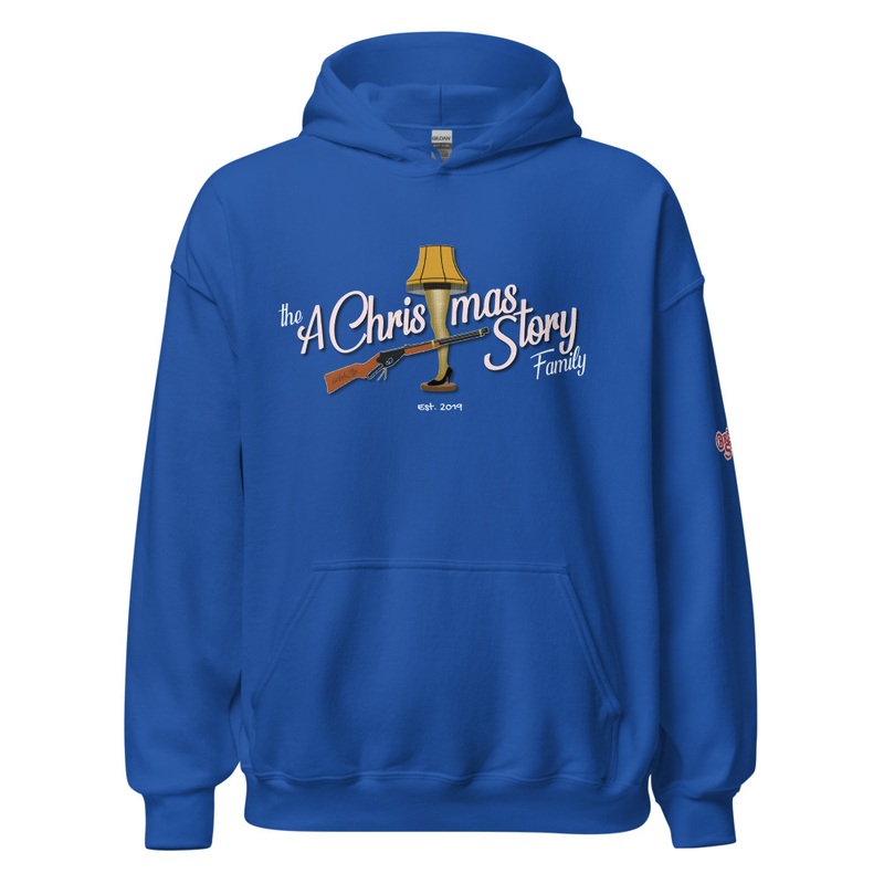 OG White ACSF LOGO With RR and LL Custom Made by: A Christmas Story Family – XL, Royal