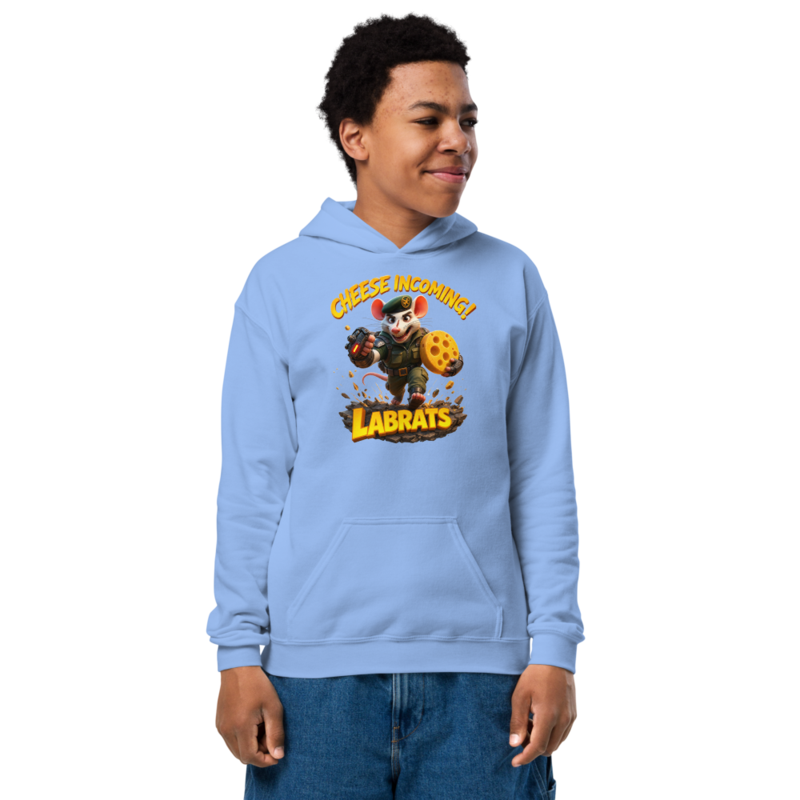 Major Chomps Cheese Incoming Kids Hoodie