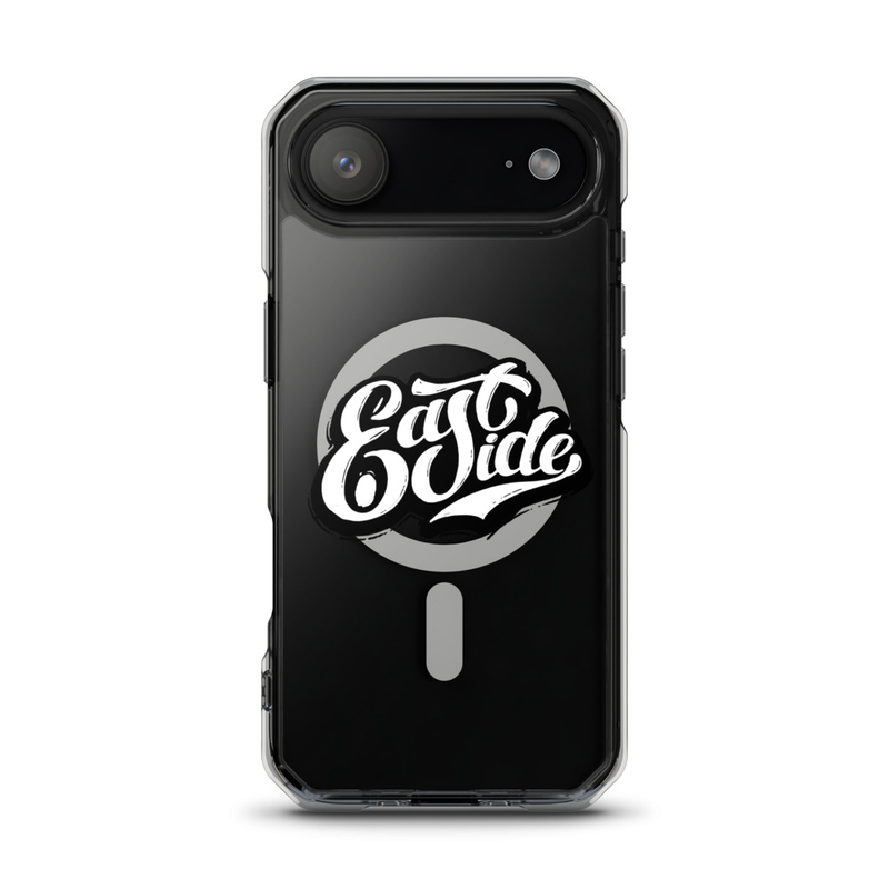 EastSide Dark Logo MagSafe® clear case for iPhone® – iPhone 17 Air