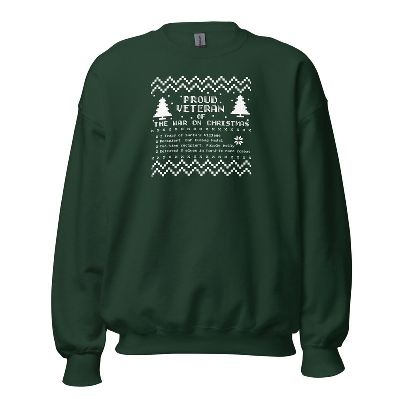 Christmas Veteran Sweatshirt
