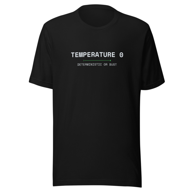 TEMPERATURE 0 Tee mockup