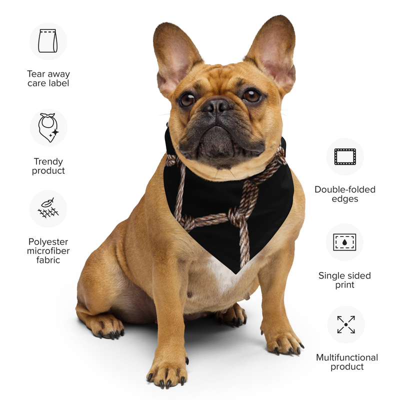 "Knotty Adventures" Diamond Rope Bandana