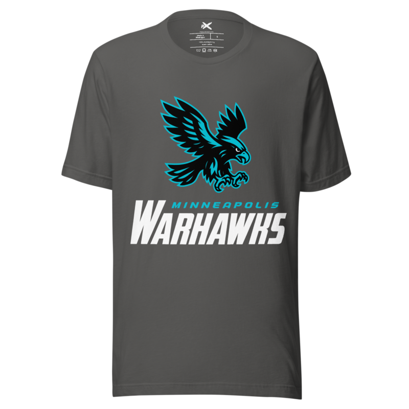 Minneapolis Warhawks - Black Logo Tee – L, Asphalt