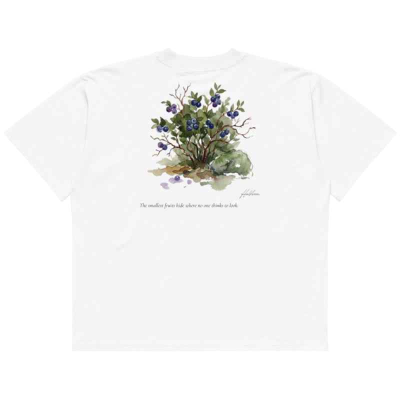 The Blueberry Bush — back