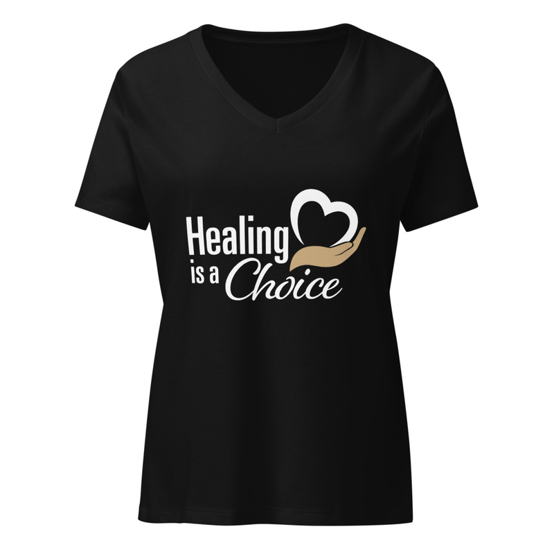 Healing is a Choice v-neck t-shirt