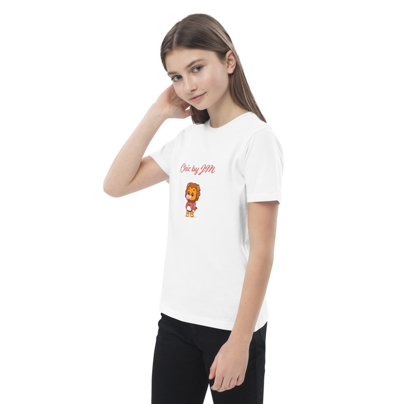 T-shirt Lion Bubblegum - School Spirit pour enfants - JM