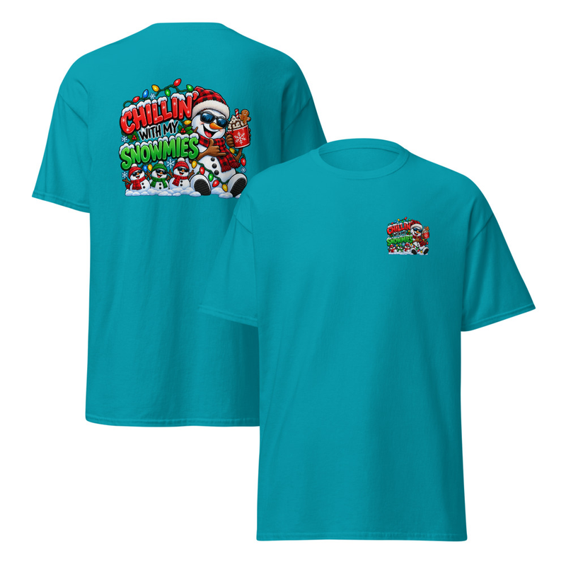 Chillin with my Snomies Unisex classic tee – S, Tropical Blue
