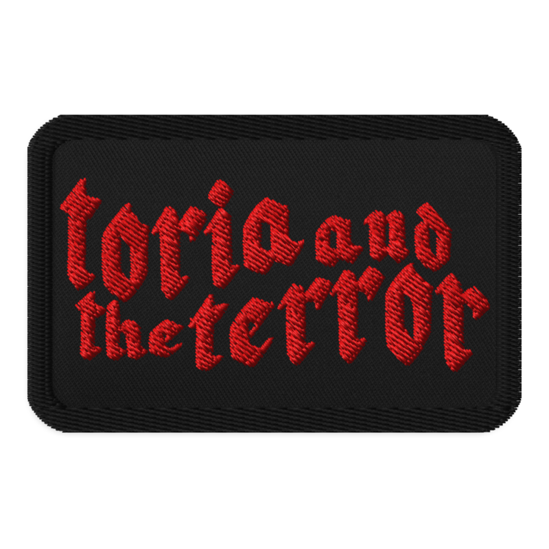Toria and The Terror "Logo" Embroidered patch