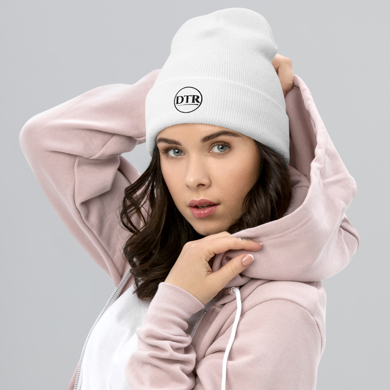 DTR Cuffed Toque/Beanie Black Logo
