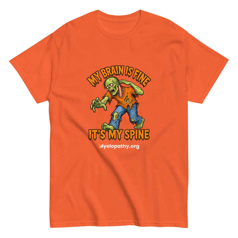  Zombie It's My Spine Unisex T – L, Orange