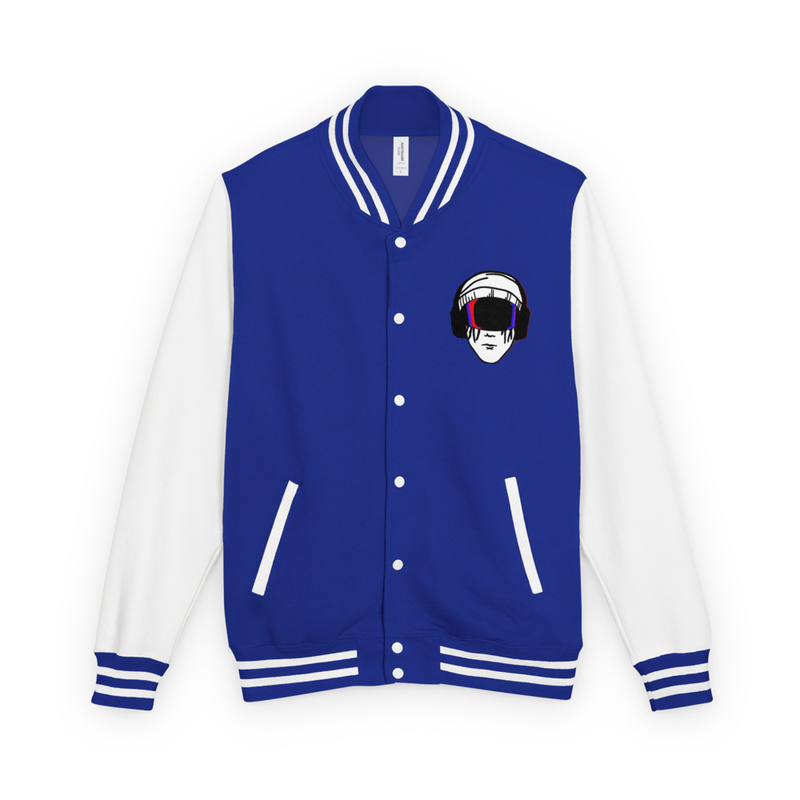 Heavyweight letterman jacket