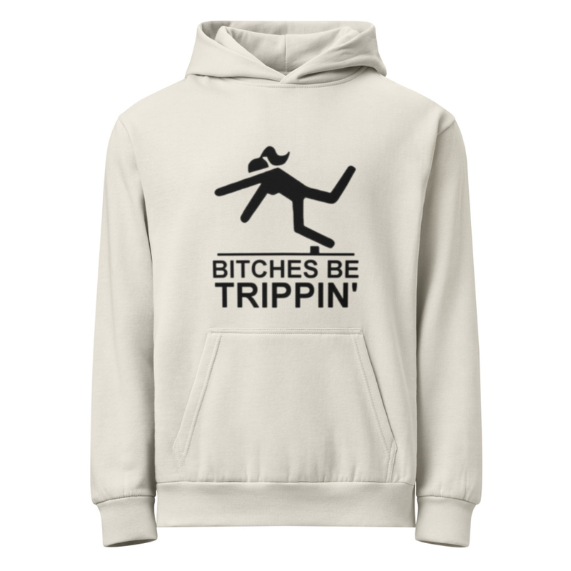 Urban Bitches be trippin Hoodie – XL, Pigment Lunar Rock