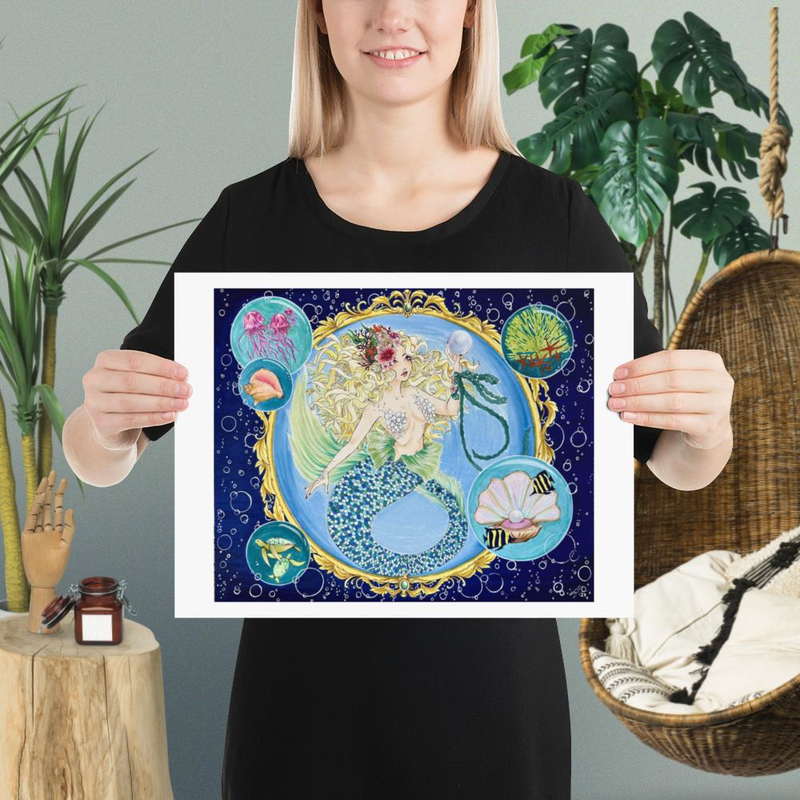 Mermaid & Bubbles