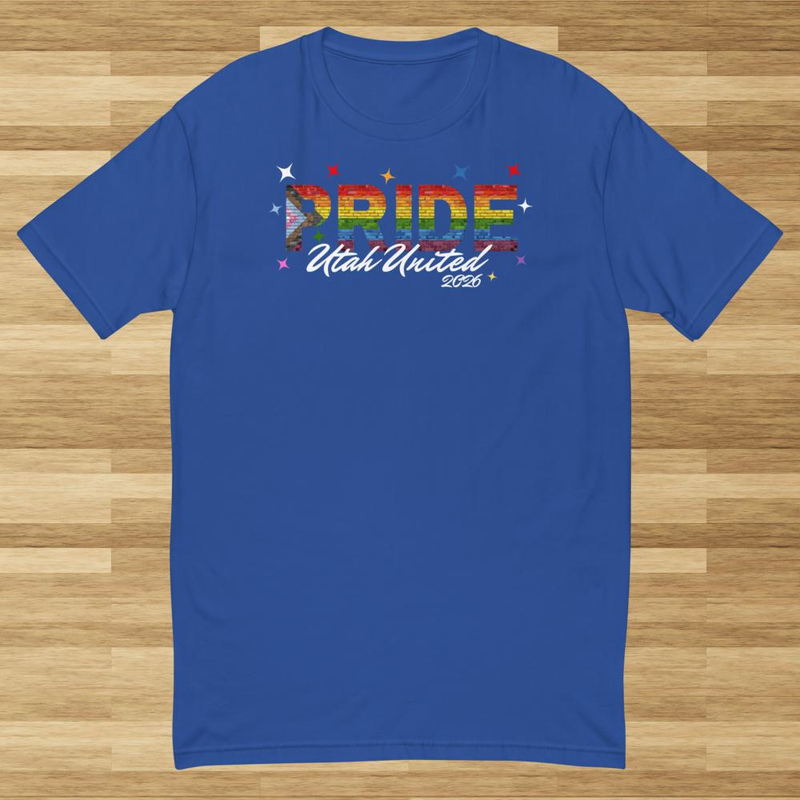 Utah Pride 2026 | Short Sleeve T-shirt – XS, Royal Blue