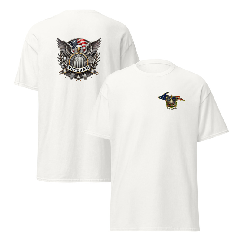 Alger County Veteran Unisex classic tee – S, White
