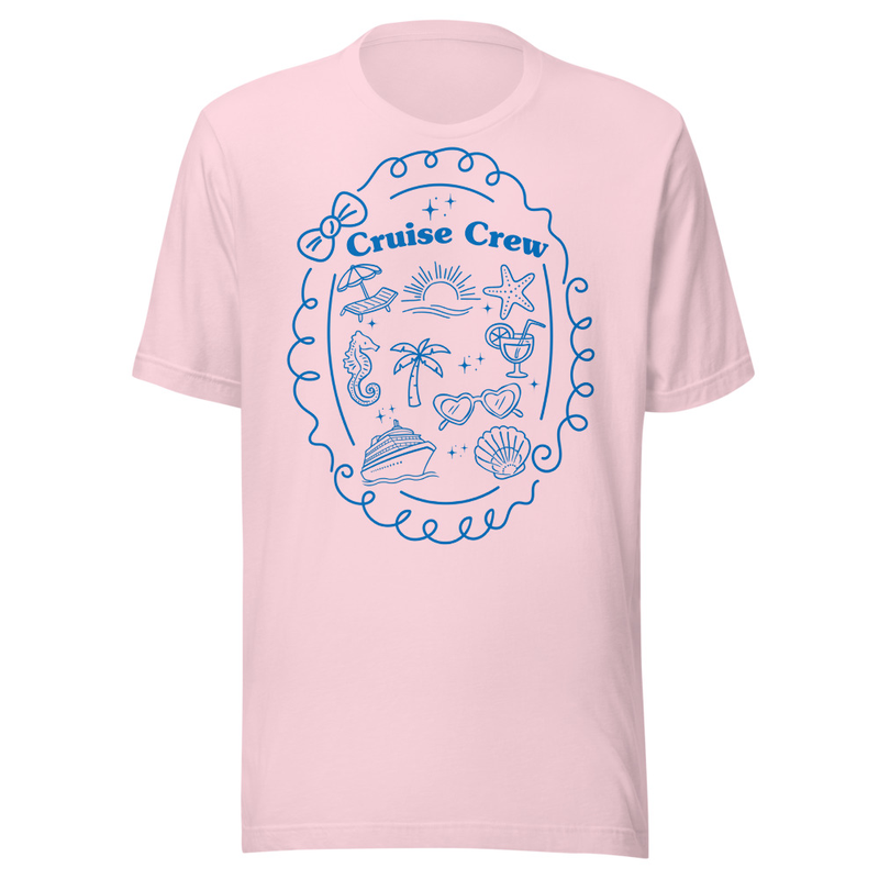 Cruise Crew Tee – 3XL, Soft Pink