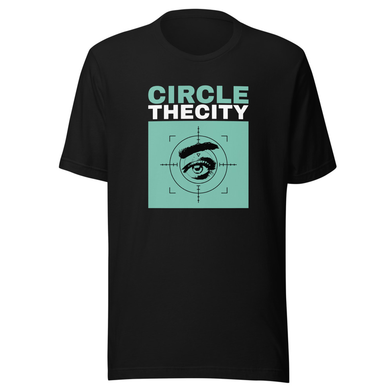 Circle The City - Target - Black - Unisex t-shirt