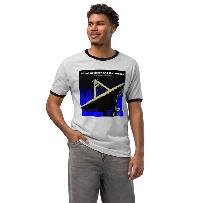 Unisex ringer t-shirt (front design only)