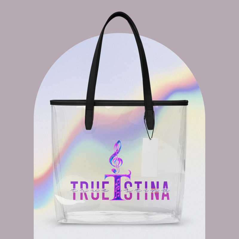 Clear tote bag