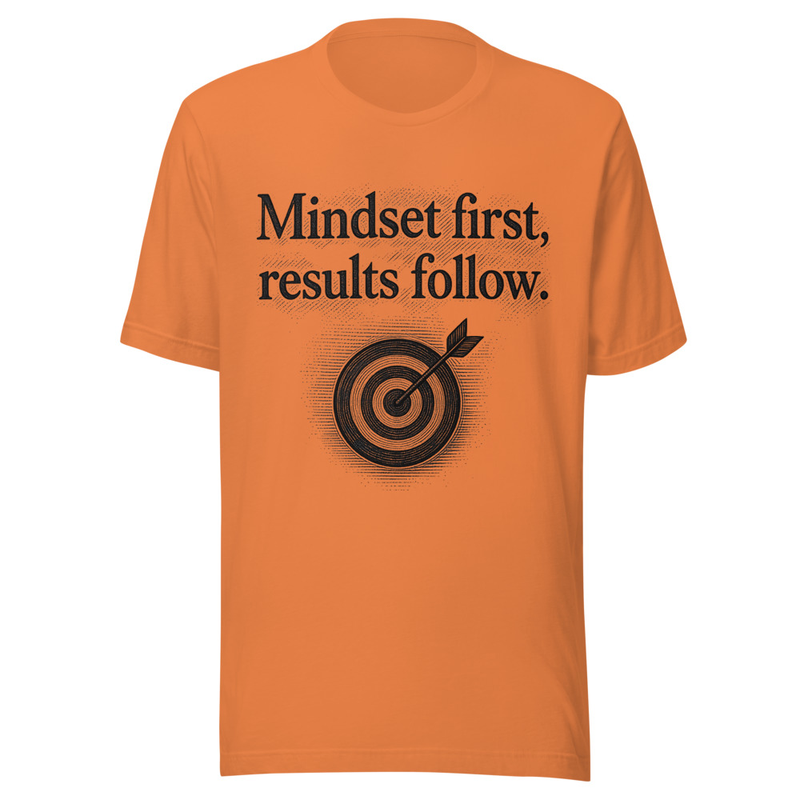 Mindset First - Light Tone – S, Burnt Orange